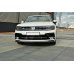 Накладка сплиттер на передний бампер на Volkswagen Tiguan II R-Line